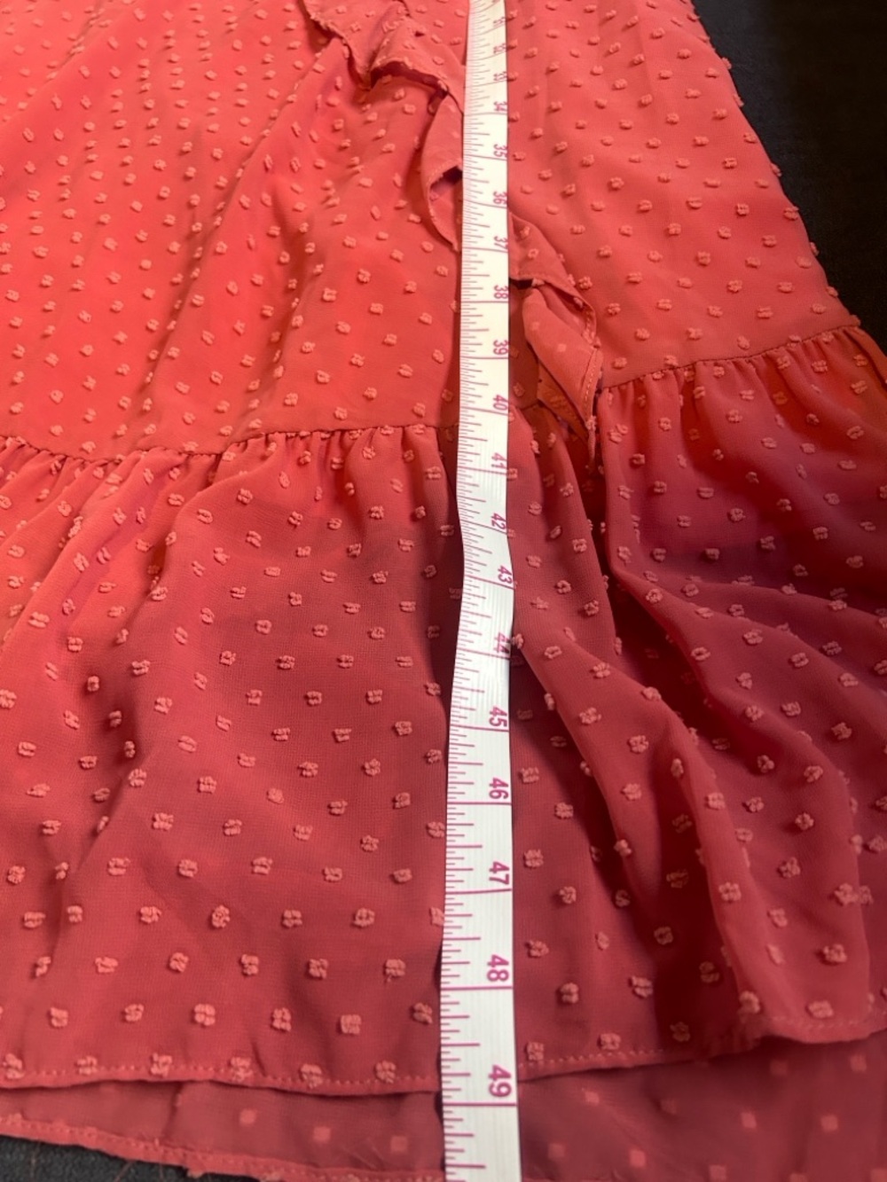Lulu's Dusty Rose Ruffle Wrap Midi Dress - Picture 14 of 16